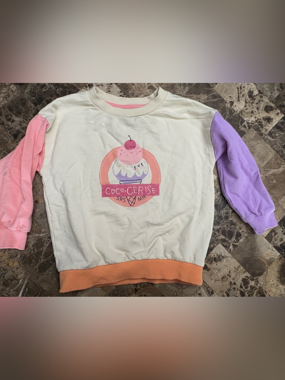 Souris mini color block longsleeve 18-24 months